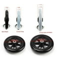 thumbnail image 4 of 6/8 Inch Wheelchair Front Wheel Replacement Universal Caster Wear-resistant Solid Tire Wheel Smooth Easy To Install ,Reliable, 4 of 4