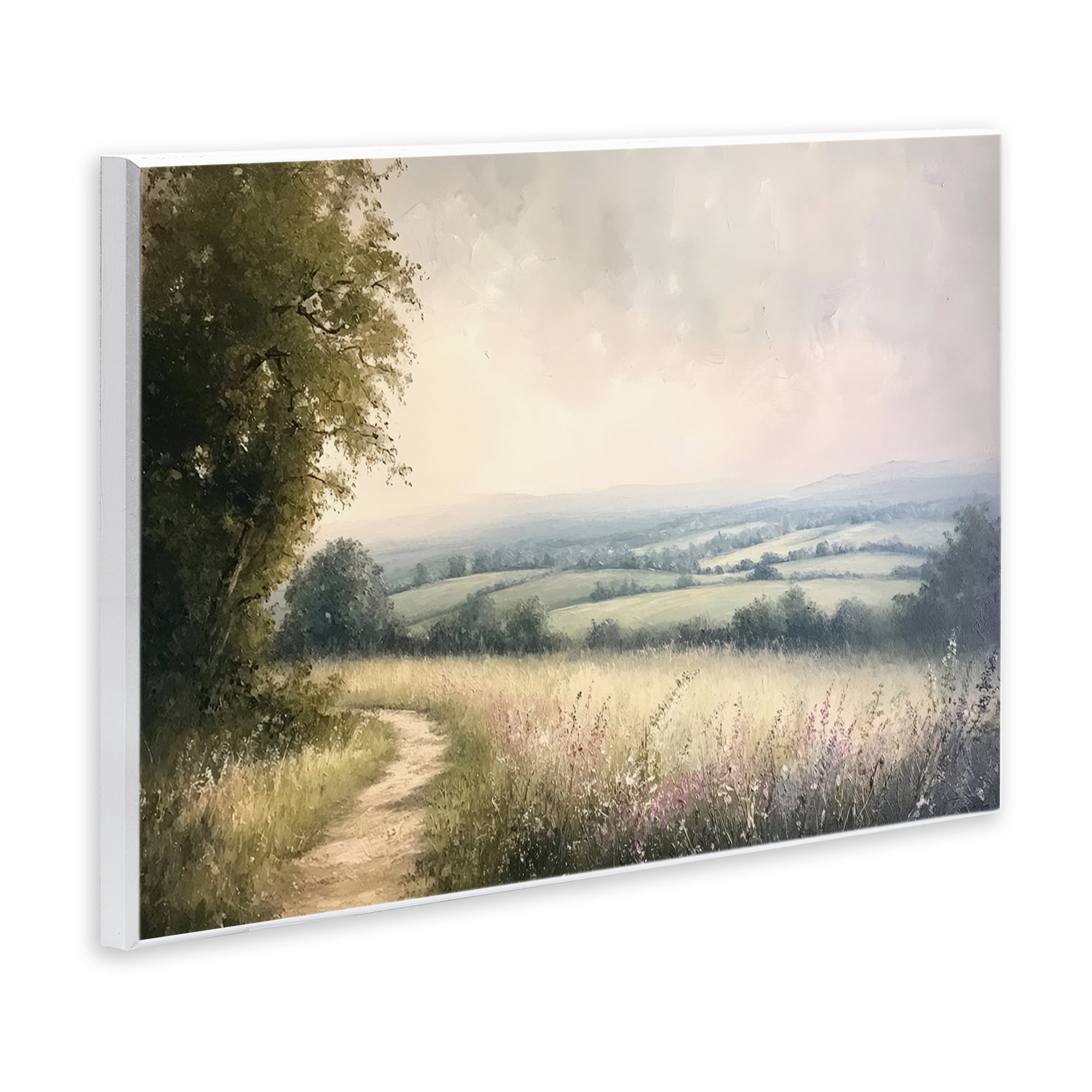 Stupell Industries Rolling Farmlands in Distance Wall Plaque Art, design by Petal Prints Design