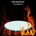 thumbnail image 6 of 24“ Round Glass Table Top, Tempered Glass 1/2” Polished Edge, Coffee Table Top, 6 of 8