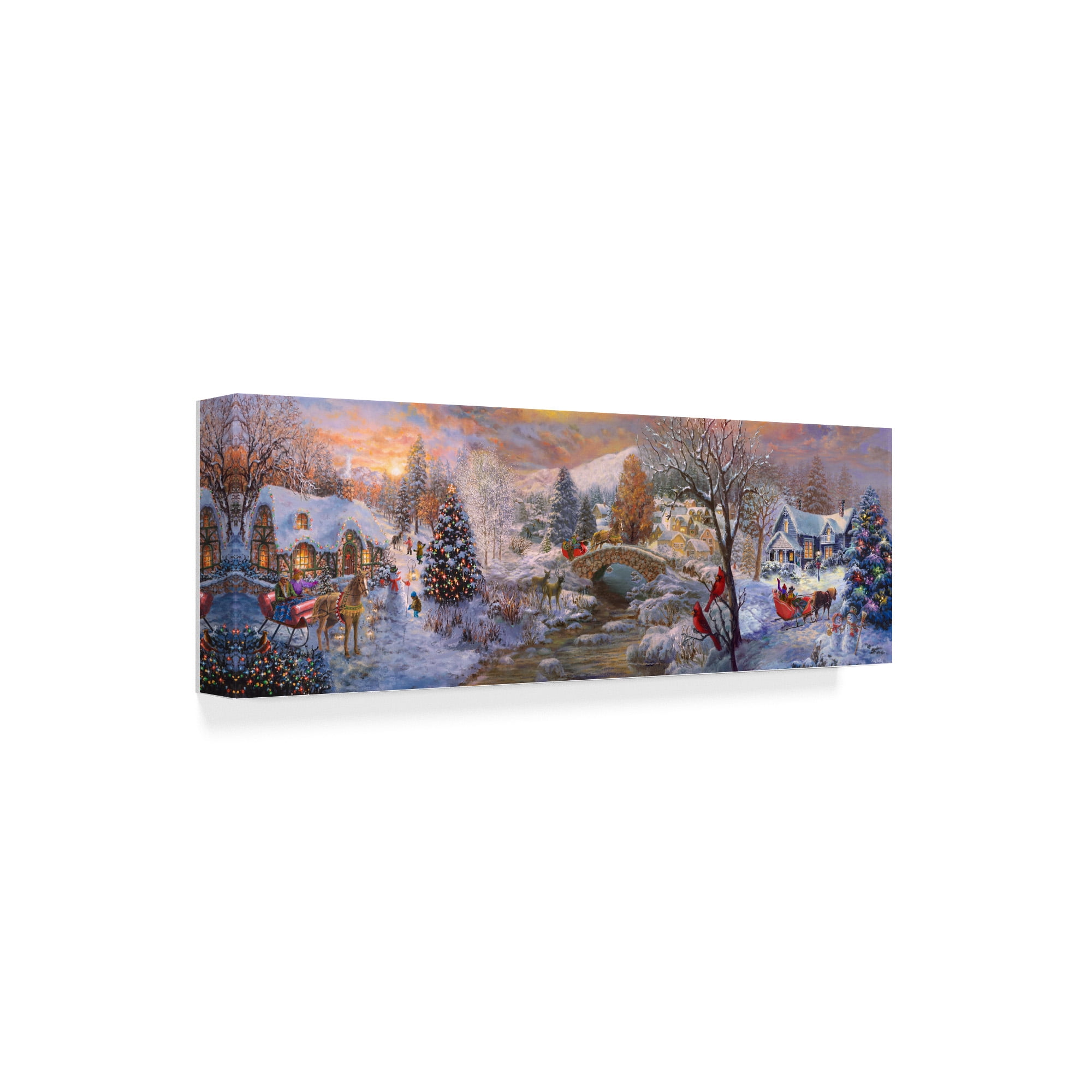 Trademark Fine Art 'To Grandmas House We Go' Canvas Art by Nicky Boehme