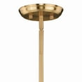 thumbnail image 2 of Vaxcel Kedzie 6 Light 2 Tier Brass Mid-Century Modern Chandelier, 2 of 5