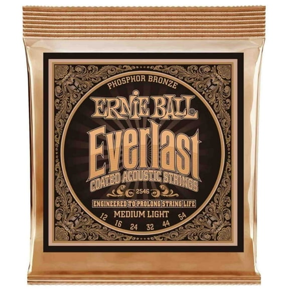 Ernie Ball Everlast Coated Phosphor Bronze Acoustic Guitar Strings