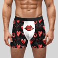 thumbnail image 2 of Zshosam Mens Boxer Shorts Printed Mens Underwear Men Boxer Short Underwear(Black,XXL), 2 of 5