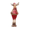 thumbnail image 4 of Estatuilla de muñeco de alce de Navidad, estatua de alce de Navidad, decoración de figura navideña, juguete ornamental para decoración del hogar y la Estilo C 22x15x68cm Hugo Figura de muñeco de alce navideño, 4 of 10
