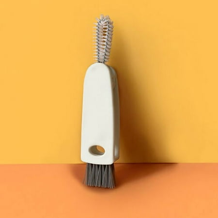 

Portable 3 in 1 multifunctional cleaning brush Bottle Mouth Cap Detail Cup