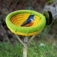 thumbnail image 4 of de Pájaro Hecho Colgando Cama Cueva Jaula Juguetes Casa de Pájaros para Mascotas Hamaca para Canarios, Agapornis, Cacatúas, Co Amarillo Colco nido de Pájaro, 4 of 6