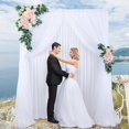 thumbnail image 5 of 5 X 7FT White Backdrop Curtain, 3 Layers High-Density Party Backdrop Curtain Panels Stage, Photo Backdrop, 5 of 5
