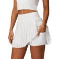 thumbnail image 4 of SLADYGLO Women Athletic Pleated Skirt with Built-in Shorts, 4 of 7