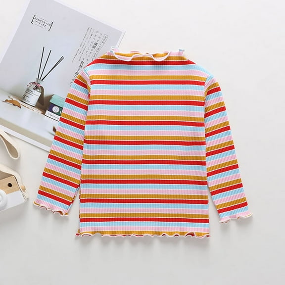 Wancir Toddler Baby Girls Sweatshirts Casual Pullover Crewneck Winter Long Sleeve Tops Shirts Clothes 3T-10T