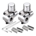 thumbnail image 1 of 2pcs Bullet Piercing Tap Valve Kits Compatible with 1/4, 5/16, 3/8 Inch Outer Diameter Pipes, Car Air Conditioning Refrigerant Charging , Connect to R12/ R22 Port Only, 1 of 7