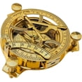 thumbnail image 2 of 5" Sundial Compass Solid Brass Sun Dial, 2 of 6
