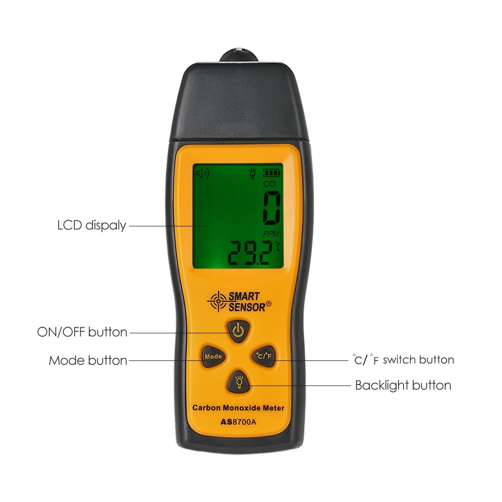 General Tools CDM77535 Temp/RH/CO2 Meter, 0 to 5000 ppm, 4° to 140° F