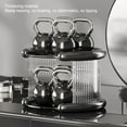 thumbnail image 3 of 3-Tier Clear Countertop Cup Rack for Kitchen and Bathroom, Space Saving Mug Holder Organizer, Transparent Design, Plastic Material, 3 of 7
