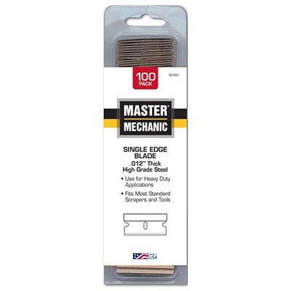 Accutec Blades Inc MM 100PK SGL Edge Blade 50 Pack