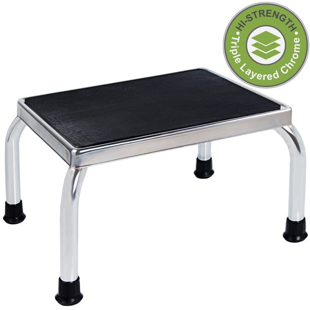 Vaunn Medical Foot Step Stool With AntiSkid Rubber Platform