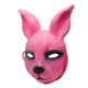 thumbnail image 3 of Máscara realista 3D de PVC para la cabeza, máscara de mascarada de Halloween, tocado de animal Rosa, 3 of 9