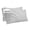 Grey, variant on Oversize Pillow Case by Gravity Sleep. Extra Large Extra Tall Extra Wide 100% Cotton Pillowcase. 25Wx34L 300 Thread Count (2- Pack Queen White)