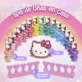 thumbnail image 3 of Set de Esmaltes de Agua Hello Kitty Lavables con 15 Colores, Pegatinas y Caja de Regalo para Niñas - MAKEUPERIA, 3 of 5