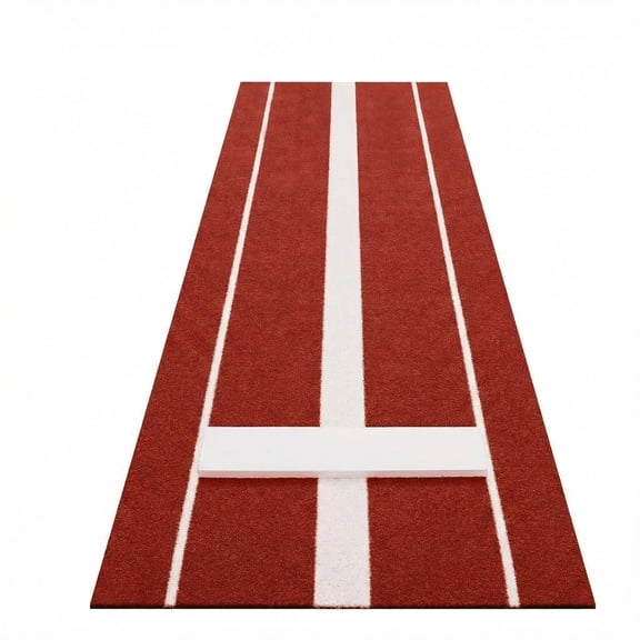 Accreate 10' x 3' Softball Pitching Mat, Heavy Duty Non-Slip Rubber Base, Denser Anti-Fade Turf Pitching Lane, Perfect Professional Pitching Mound For Indoor And Outdoor Softball Training