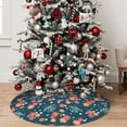 thumbnail image 5 of Yiaed Happy Mother's Day Print Christmas Tree Skirt , Tree SkirtsTree Mat for Christmas Winter Holiday Indoor Decorations-36", 5 of 7