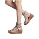 thumbnail image 4 of Sandalias de cuña de caña alta de moda de verano Sandalias romanas de boca de pez de suela gruesa Wmkox8yii sa4497, 4 of 5