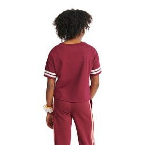 Justice Girls x Stranger Things Sleeve Stripe Boxy T-Shirt, Sizes XS- XLP