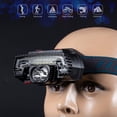thumbnail image 6 of Joernso 1 Set LED Headlamp High Brightness Battery Status Waterproof Intelligent Sensor USB Headlamp for Fishing, 6 of 8