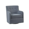 thumbnail image 2 of Madison Park Adele Swivel Chair with Blue Finish MP103-1000, 2 of 4