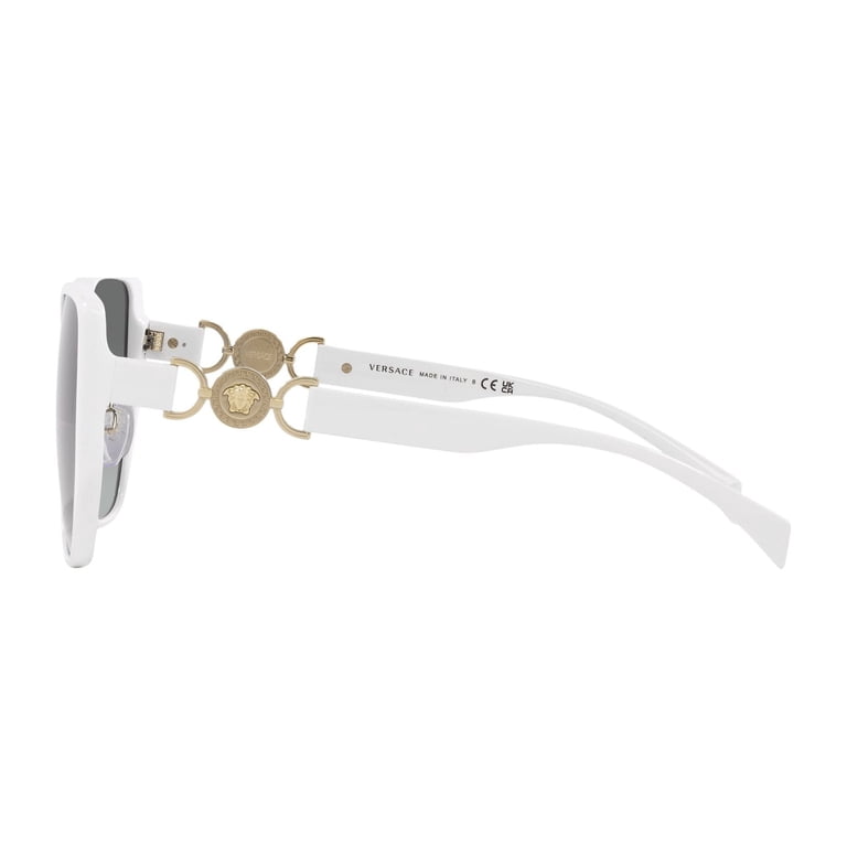 NWT Versace VE4449D White Oversized 58mm Sunglasses VERSACE VE4449-314-58 Sunglasses Frame Size 58mm 140mm 16mm  main image 3