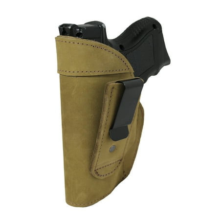 Barsony Left Olive Drab Leather Tuckable IWB Holster Size 16 Beretta Glock HK S&W Springfield Compact 9 40