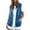 Blue-sweatshirts, variant on Aezemi Womens Sleeveless Hoodie Sweatshirts Full Zip Hooded Drawstring Fashion Jackets Workout Winter Fall Outdoor Casual Tops with Pockets L
