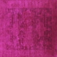 thumbnail image 1 of Ahgly Company Indoor Square Oriental Purple Industrial Area Rugs, 6' Square, 1 of 4