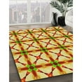 thumbnail image 2 of Ahgly Company Indoor Round Patterned Orange Red Orange Area Rugs, 6' Round, 2 of 6