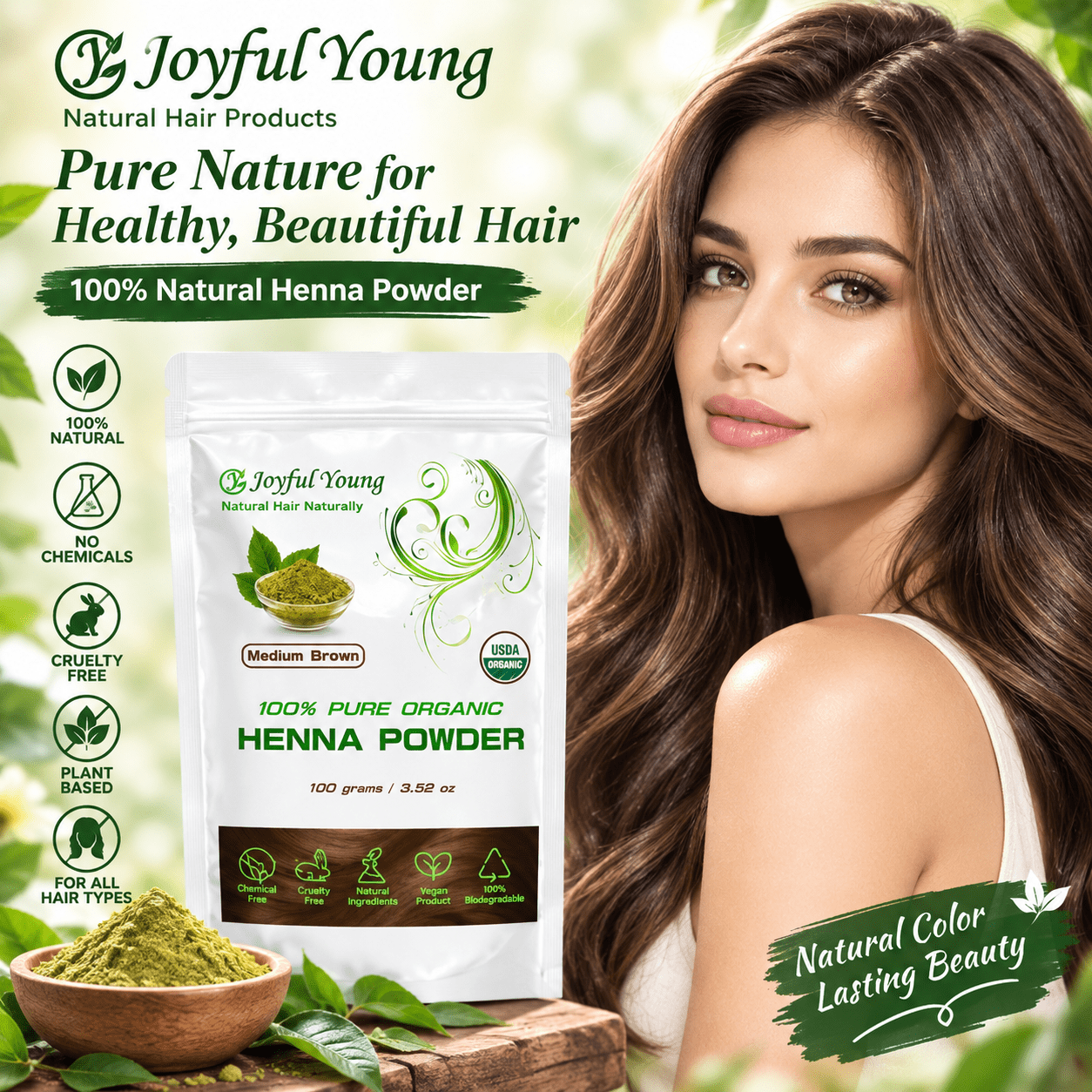 Rainbow Research Henna Hair Color & Conditioner Persian Copper Red