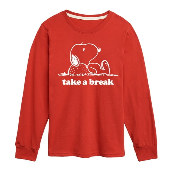 Peanuts - Take A Break - Toddler & Youth Long Sleeve Graphic T-Shirt