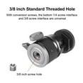 thumbnail image 5 of PULUZ Aluminum Alloy Ball Head Tripod Mount with Cold Shoe Base, 5 of 6