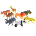 thumbnail image 2 of 8 Piezas de Plástico Zoo Animal Modelo Juguete Educativo Partido Bolsa Rellenos Sunnimix Figura de juguete para niños, 2 of 8