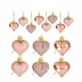 thumbnail image 1 of Adornos de guirnalda para árbol de Navidad, colgante pequeño, regalo de San Valentín, 4,5 cm, forma de corazón de amor galvanizado, bola de color, 1 of 1