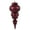 Burgundy, variant on Vickerman 14" Silver Shiny Finial Ornament
