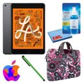 thumbnail image 1 of Refurbished Apple iPad Mini 5 (2019, Wi-Fi, 256GB, Space Gray) (MUU32LL/A) Bundle with Black Paisley Zipper Sleeve + Screen Cleaning Kit Apple MUU32LL/A_6A_R968, 1 of 8