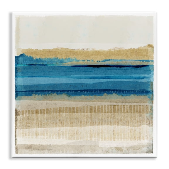 Stupell Industries Coastal Blue Daze Abstraction Wall Plaque Art, 12 x 12, by Flora Kouta