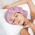 thumbnail image 6 of Kdxio Butterfly 1 Pattern Satin Bonnet Silk Bonnet Hair Bonnet for Sleeping Hair Bonnets for Women Curly Natural Hair, 6 of 6