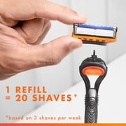 Gillette Fusion5 Men's Razor Blade Refills, 2 Count