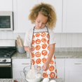 thumbnail image 4 of Halloween Jack O Lantern Silhouettes Pattern Kids Aprons for Girls and Boys,Adjustable Neck Strap Toddler Aprons for Kids Cooking Baking,23.6"x19", 4 of 7