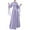 Purple, variant on Plus Size Summer Dresses Womens Casual Solid Muslim Dress Lantern Sleeve Abaya Islamic Arab Kaftan Dress Womens Dresses Purple