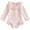 Pink, variant on Baby Girl Swimsuit Infant Rashguard Toddler Girls Stripe Long Sleeve Rash Guard Swimsuit UPF 50+ Swimsuit Beige,18-24 Months