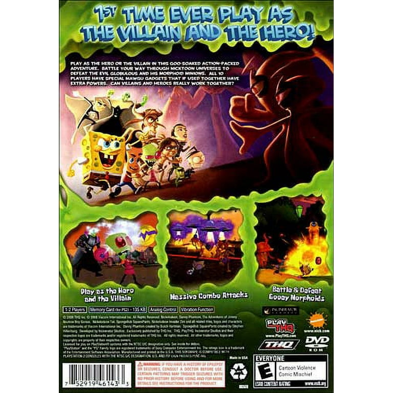 Jogo Nickelodeon Spongebob Squarepants Globs of Doom PS2 em Promoção na  Americanas