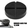 12.5cm Slotted Rubber Jack Pad Hydraulic Ramp Jacking Pads Trolley Jack Adapter