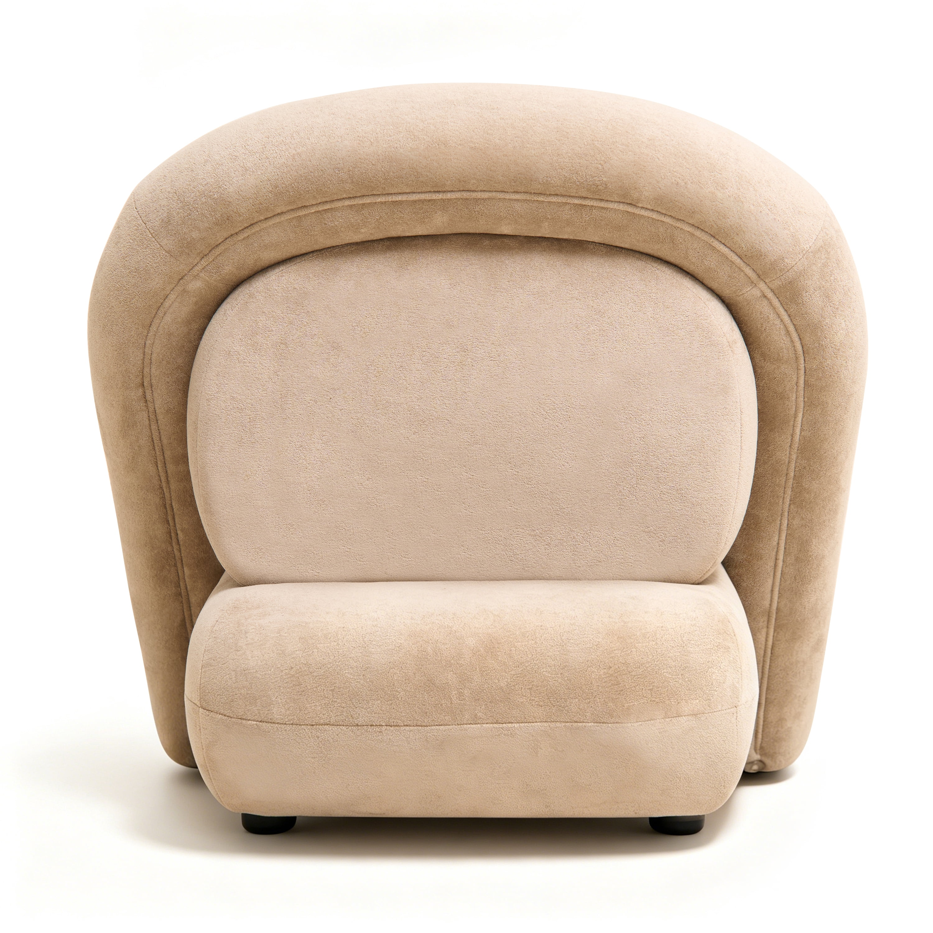Ultra-Slim Velvet Armless Sofa 32 Inch Width High-Resilience Foam for Living Room Bedroom Small Space
