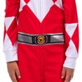 thumbnail image 3 of Power Rangers Unisex Toddler Kids Union Suit MMPR Character 1PC Hooded Pajama For Boys Girls Sleepwear Loungewear Red Green Blue Pink Ranger, 3 of 6